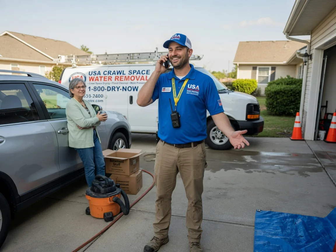 Crawl Space Water Removal Cloverdale, OH FAQs